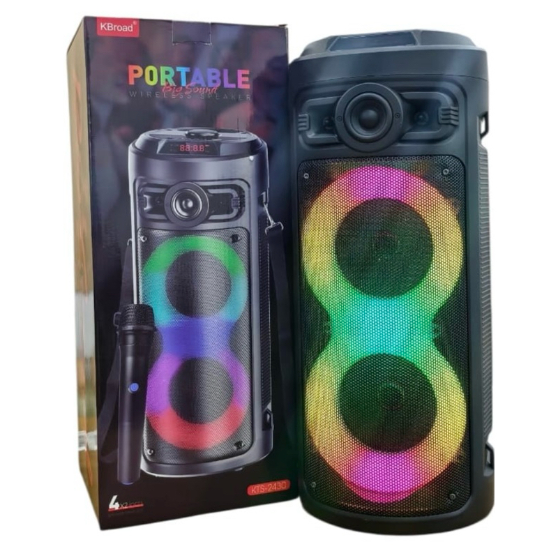 Caixa de som Bluetooth portátil potente KBroad, modelo KTS-2430