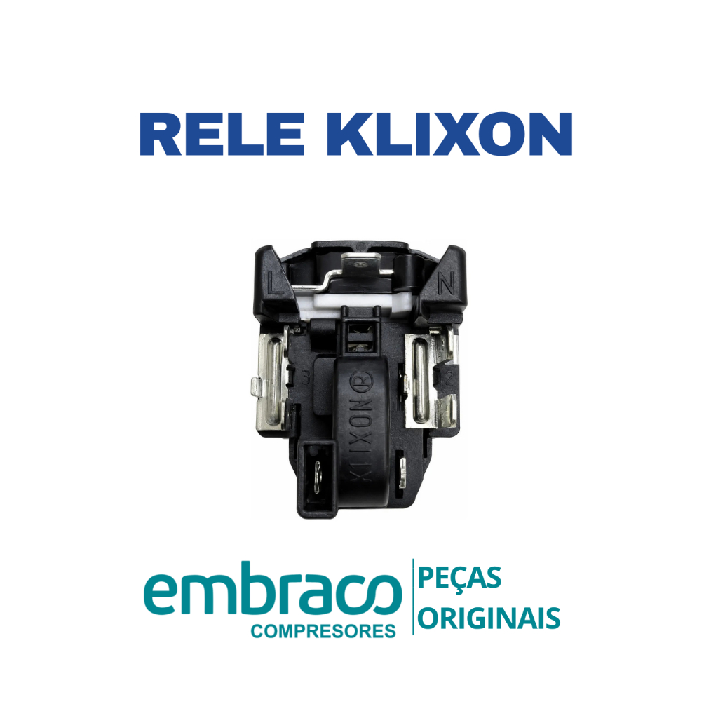 Kit Rele Klixon E Protetor Térmico Conjugado Compressor Geladeira Original