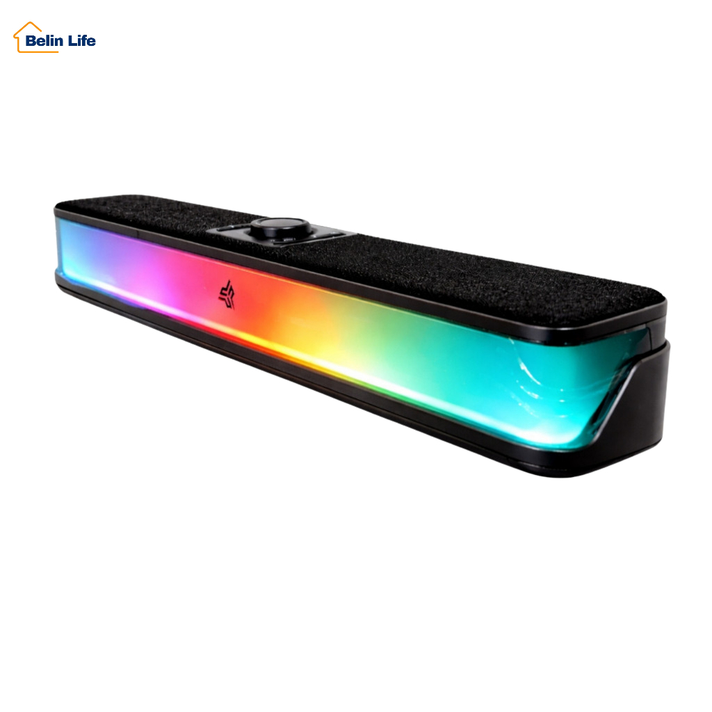 Caixa de Som Soundbar Gamer Bluetooth 5.3 Knup KP-RO857 RGB