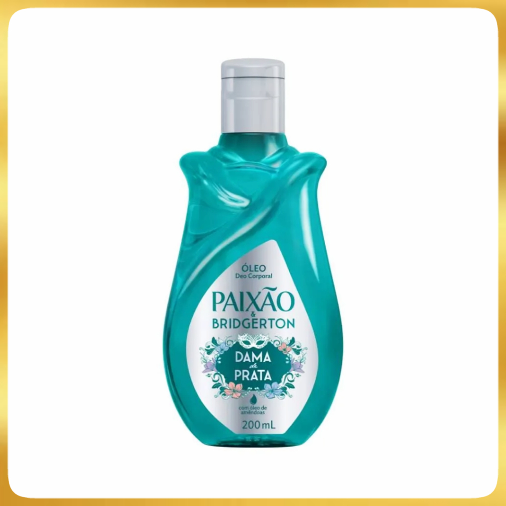 Paixão & Bridgerton Óleo Corporal Dama De Prata 200ml