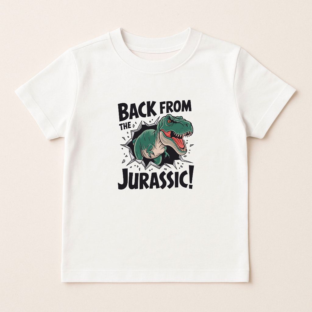 Camiseta Infantil Masculina Versatil Menino Algodão Premium Confortavel Estampada Jurassic