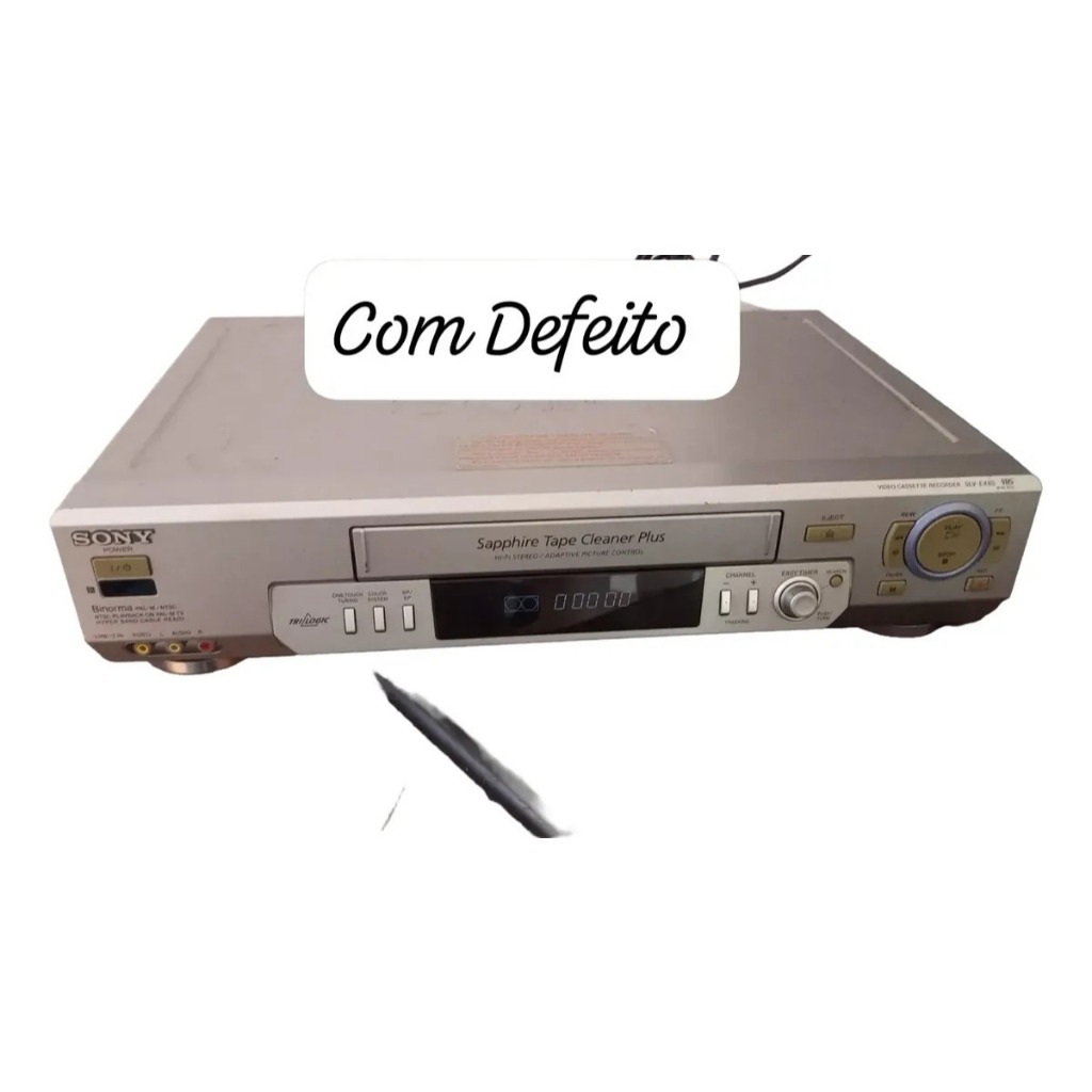 Vídeo Cassete Sony Slv Ex-8s Para Conserto # (Usado)