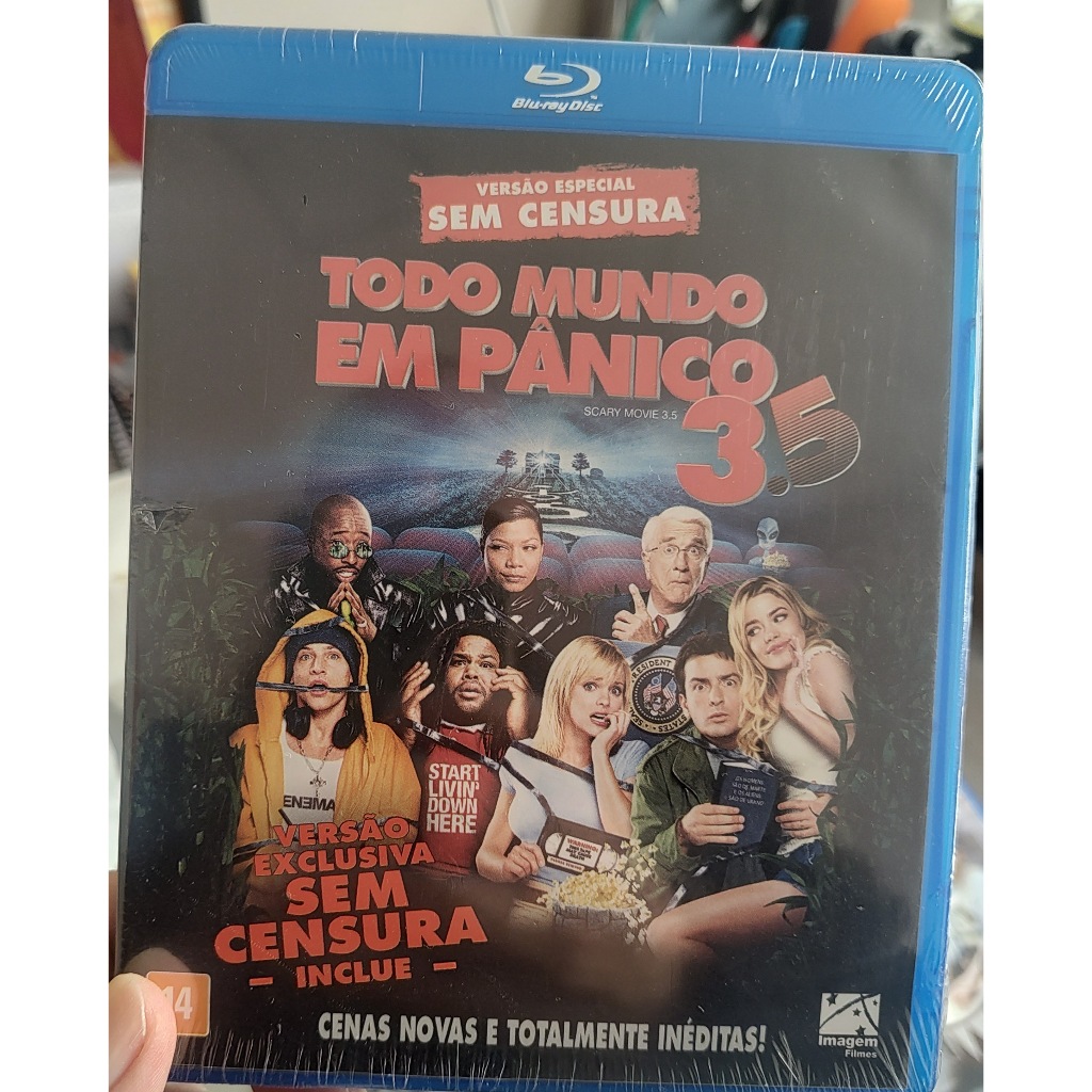 Blu Ray Todo Mundo em Pânico 3,5 - Lacrado Original