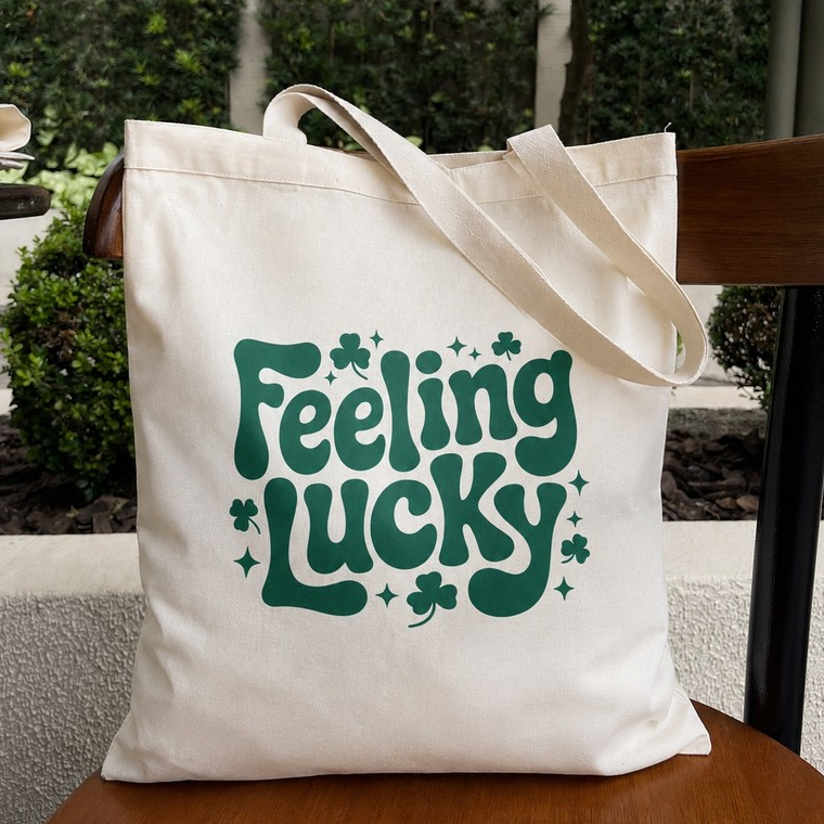 Bolsa Sacola Ecobag Algodão Sorte