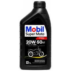 Óleo Mobil Super Moto 20w50 4 Tempos Mineral 1l