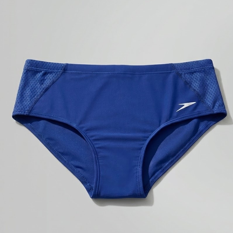 Sunga Speedo Solid Swim Brief Performance E Conforto Premium Azul-marinho Logo G