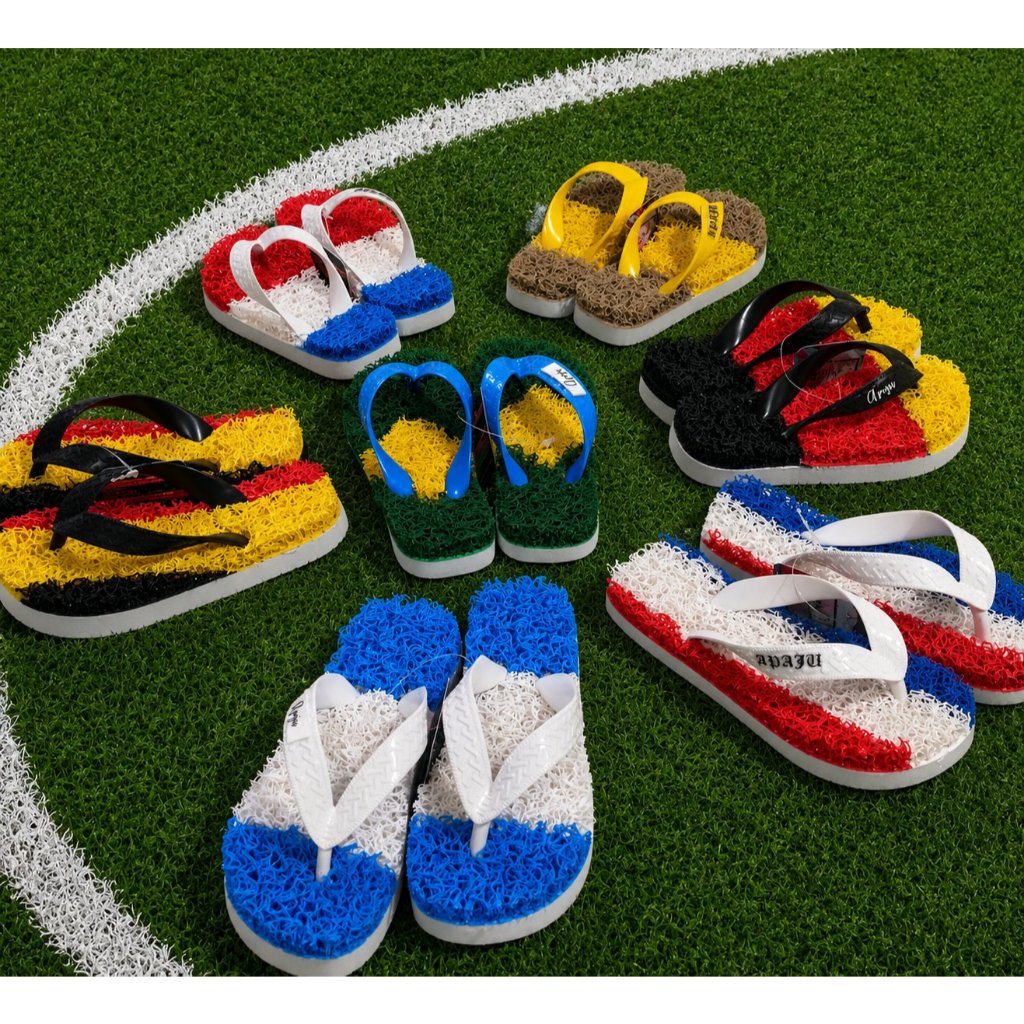 Chinelo Apaju Capacho com Borracha Copa do Mundo 2026 Antiderrapante Confortável Unissex