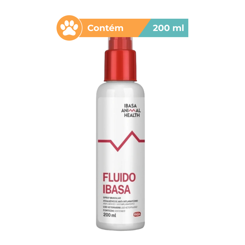 Fluido Muscular Ibasa Para Cavalos 200ml