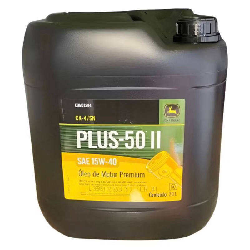 Óleo John Deere Plus 50 || 15w40 Motor Jonh Deere 20 litros