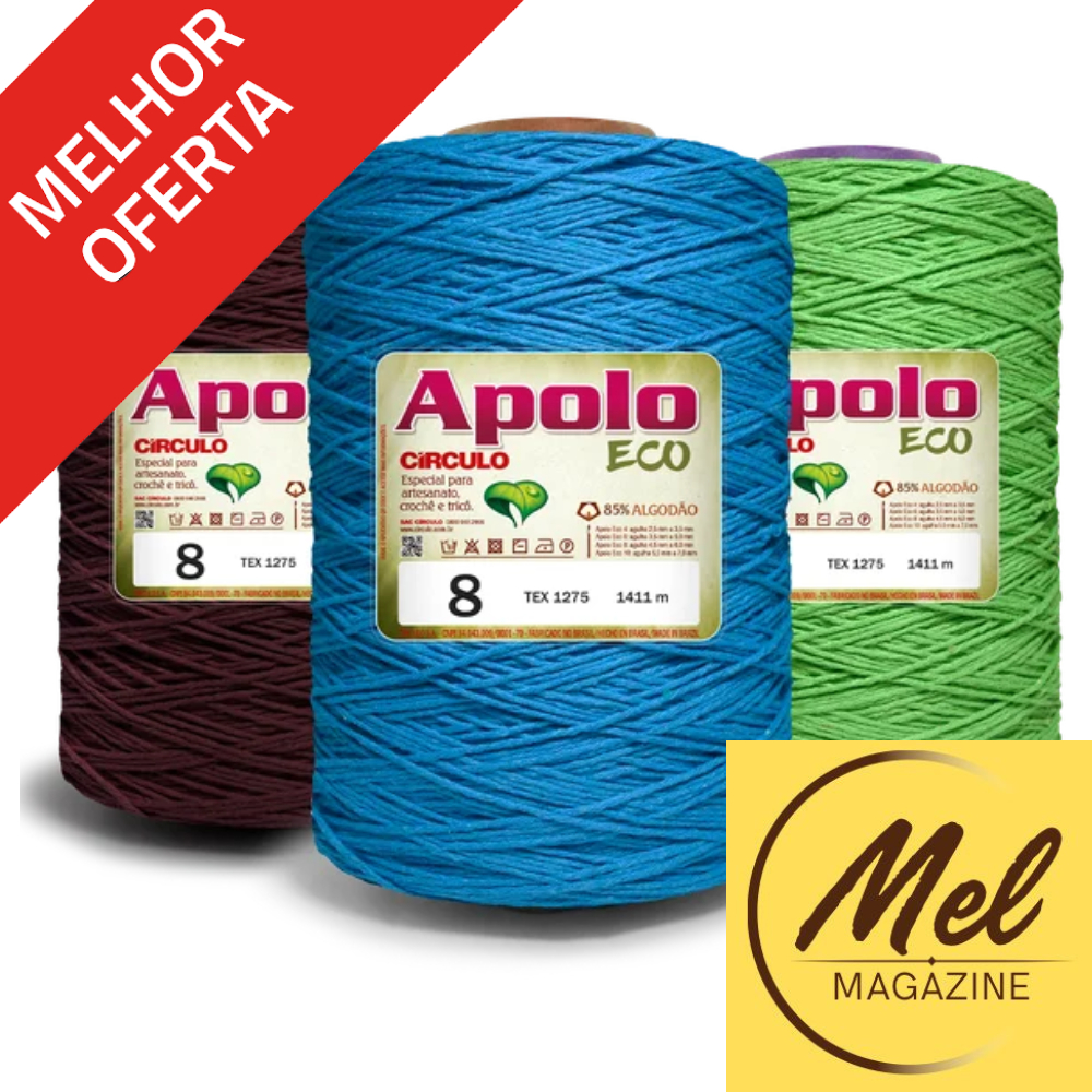 BARBANTE APOLO N°8 1,8KG CÍRCULO
