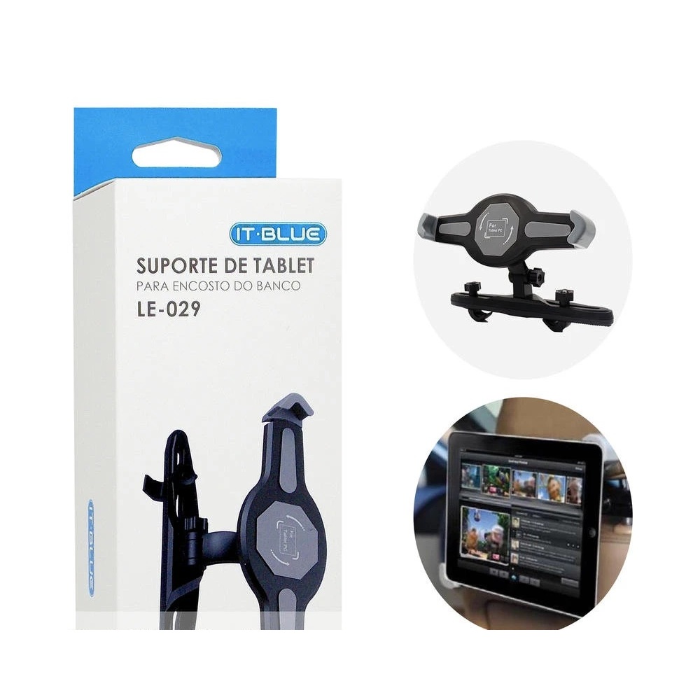 Kenux Suporte Veicular Para Tablets Smartphones Encosto Banco LE-029