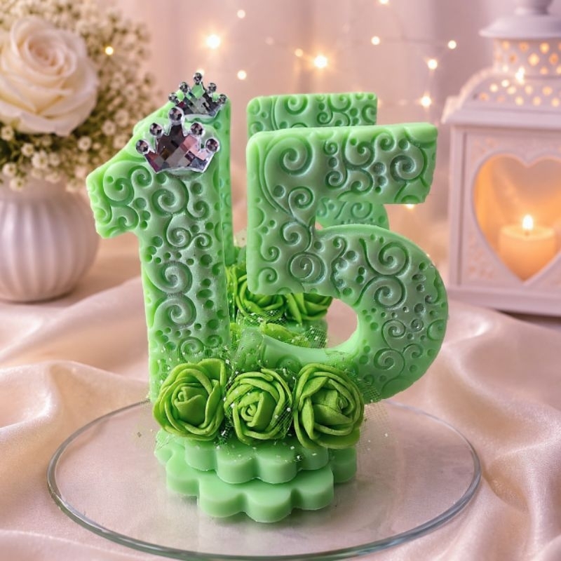 Vela 15 anos de Biscuit/Vela Debutante/Vela aniversário