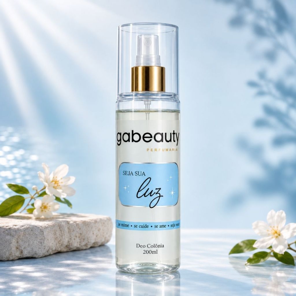 Body Splash Seja Sua Luz Body Splash Feminino Perfume Importado Floral Frutado 200ml Deo Colônia