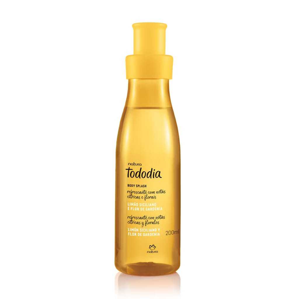 Tododia Limão Siciliano e Flor de Gardênia Body Splash Feminino 200 ml Natura