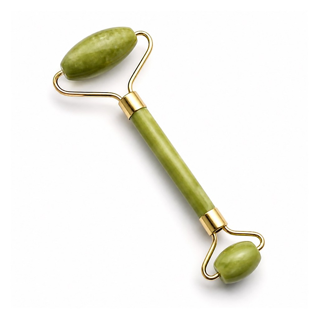 Rolinho Pedra De Jade Facial Massageador Anti Rugas