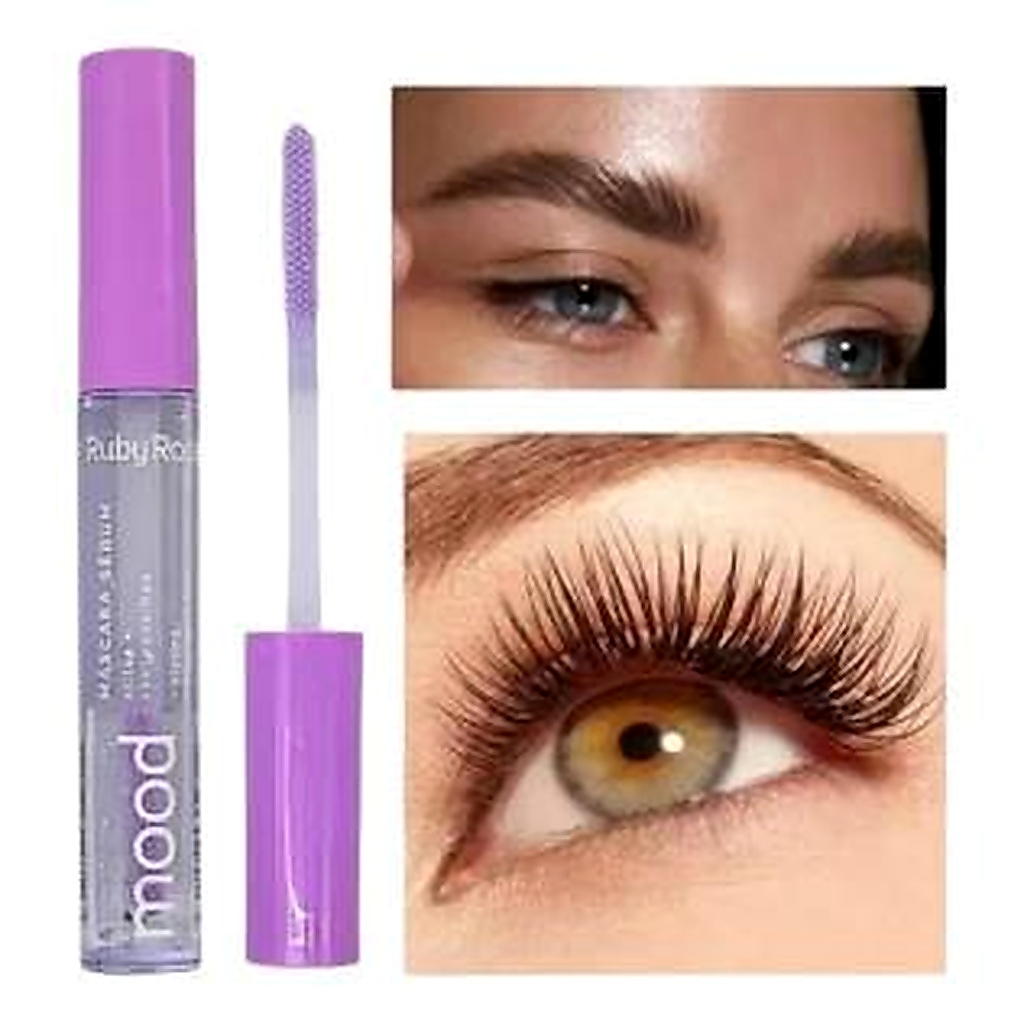 Máscara de Cílios e Sobrancelhas Sérum Efeito Natural e Hidratante Feels Mood Ruby Rose 3.8ml