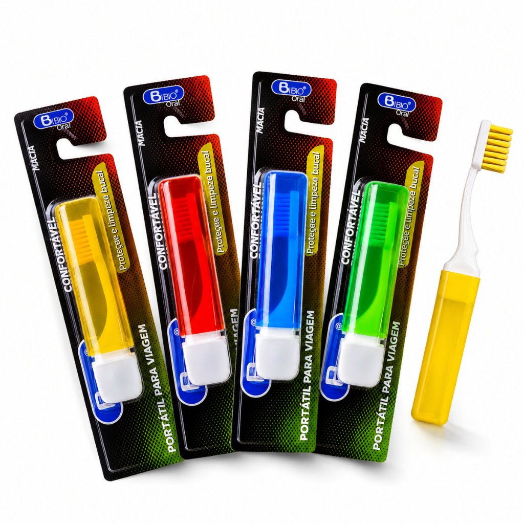 Kit Com 12/24/36 Escovas De Dente Portátil Para Viagem