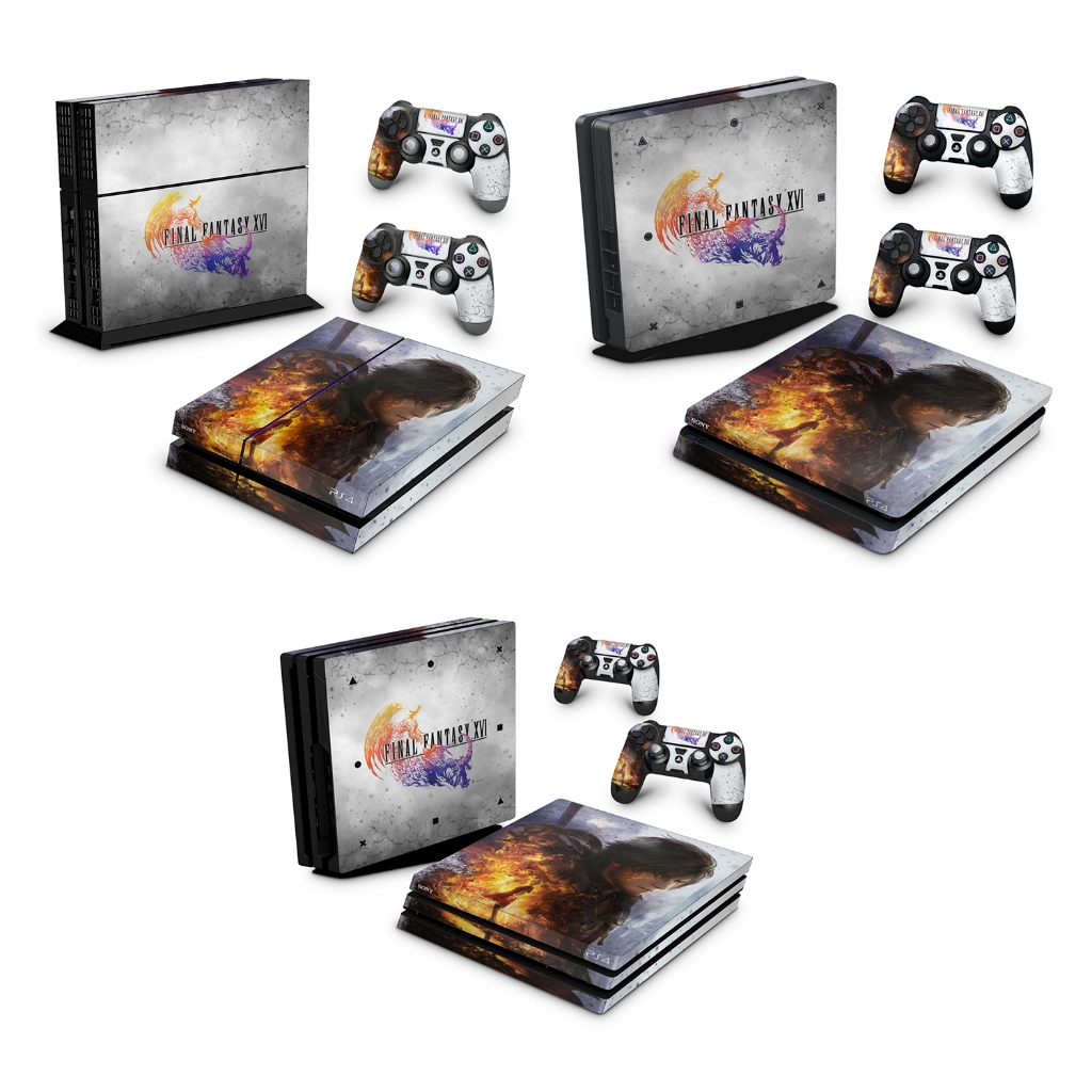 Skin Anti-Rage para PS4 FAT, SLIM ou PRO - 435 - Skin Playstation 4