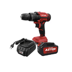Furadeira E Parafusadeira Impacto 20v Bateria 3ah Azf720 Aztor