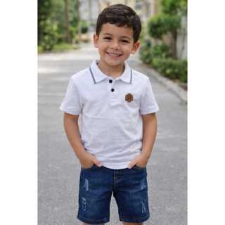 👕💙 Blusa Polo Fresquinha Masculina Camisa Polo Infantil Masculina Confortável Leve e Estilosa