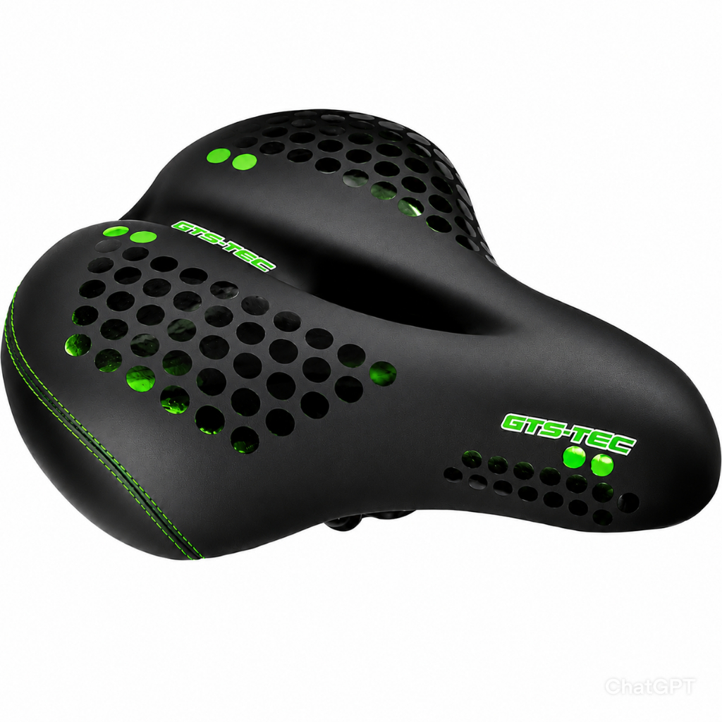 Selim Bike Extra Conforto Banco Anatômico Respirável Largo para MTB Speed Passeio Ciclismo