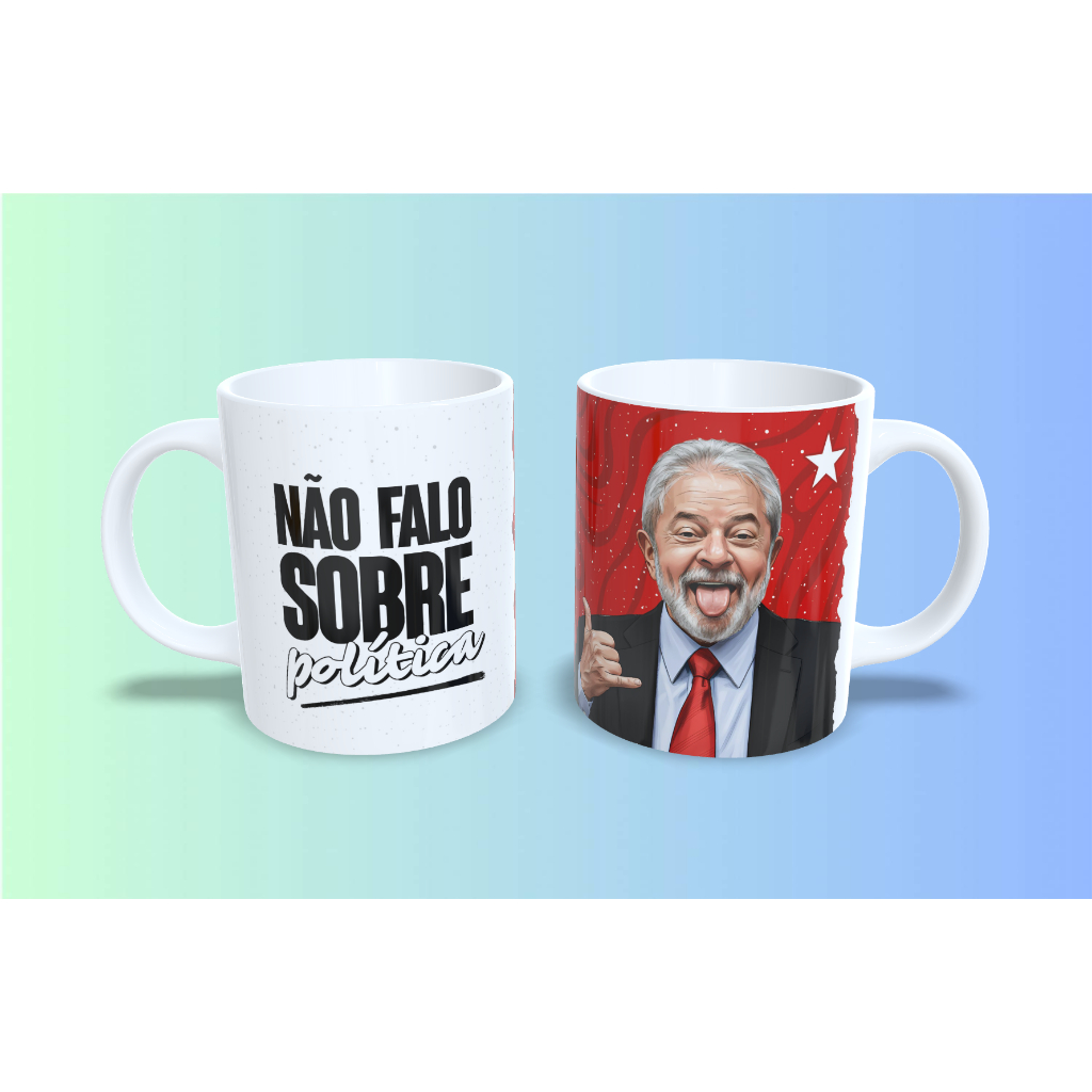 Caneca Personalizada Não Falo Sobre