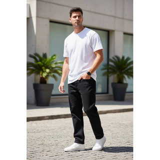 Kit3 Calças Jeans Masculina Premium Skinny Corte tradicional Basico com Lycra Lavagem Claro Escuro ou Preto