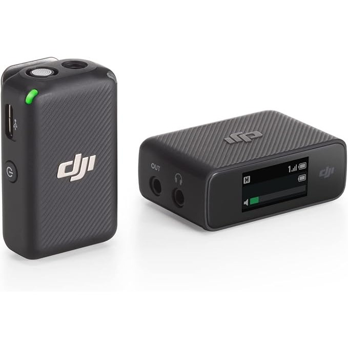 DJI Microfone (1 TX + 1 RX), microfone de lapela sem fio