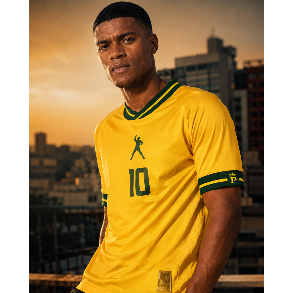 Camiseta Brasil Pelé 10 | Performance Amarela