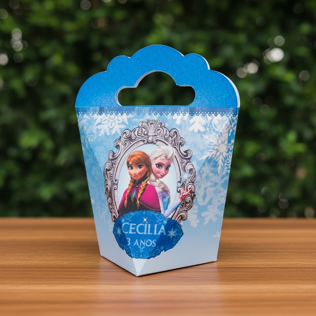 Kit Caixa  Love personalizada FROZEN-PRINCESA ELZA - Pegue e Monte de Festa lembrancinhas de Festa