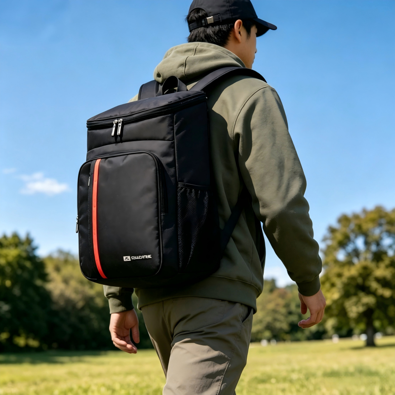 Mochila Térmica Isolante Multifuncional Resistente para Piquenique, Viagem e Praia, Bolsa Cooler com Grande Capacidade