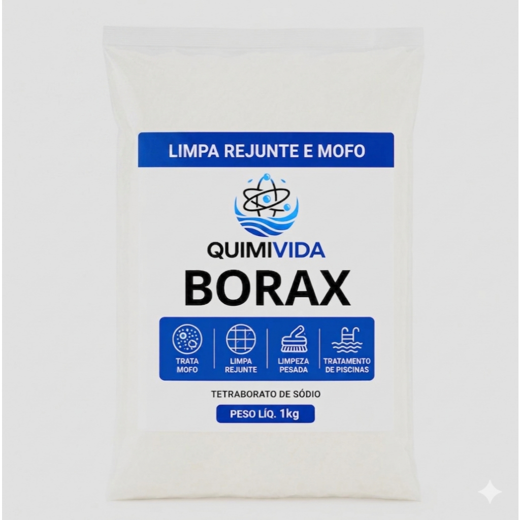 Multiuso Borax: Limpa Rejunte - Limpeza de superfícies com mofo - Tira odores - Limpeza Pesada