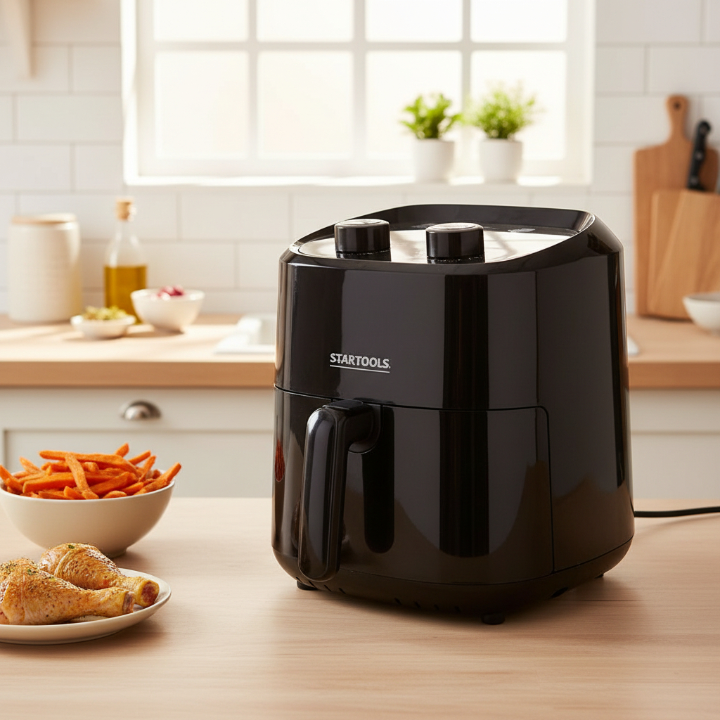 Fritadeira Elétrica Air Fryer 3,4 Litros 1200W 220V Sem Óleo Cesto removível para fácil limpeza