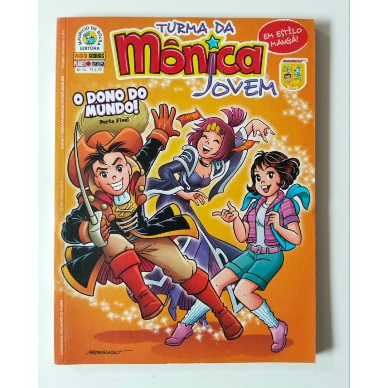 Turma da Mônica Jovem - 1ª Série/Panini Nº 14 - O Dono do mundo - Parte final