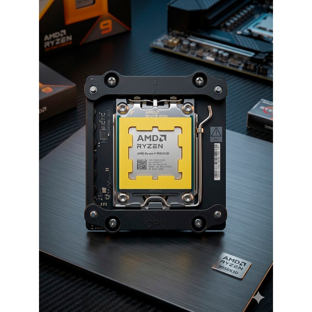 Protetor Térmico AM5 para Aplicação Pasta Térmica Processador AMD