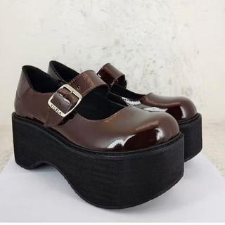 Sapato boneca plataforma bordô Vilela Boots 37