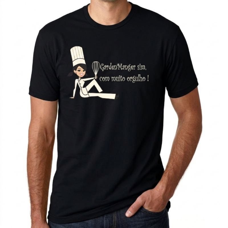 Camiseta Cozinheira Mod. 03 - Profissões