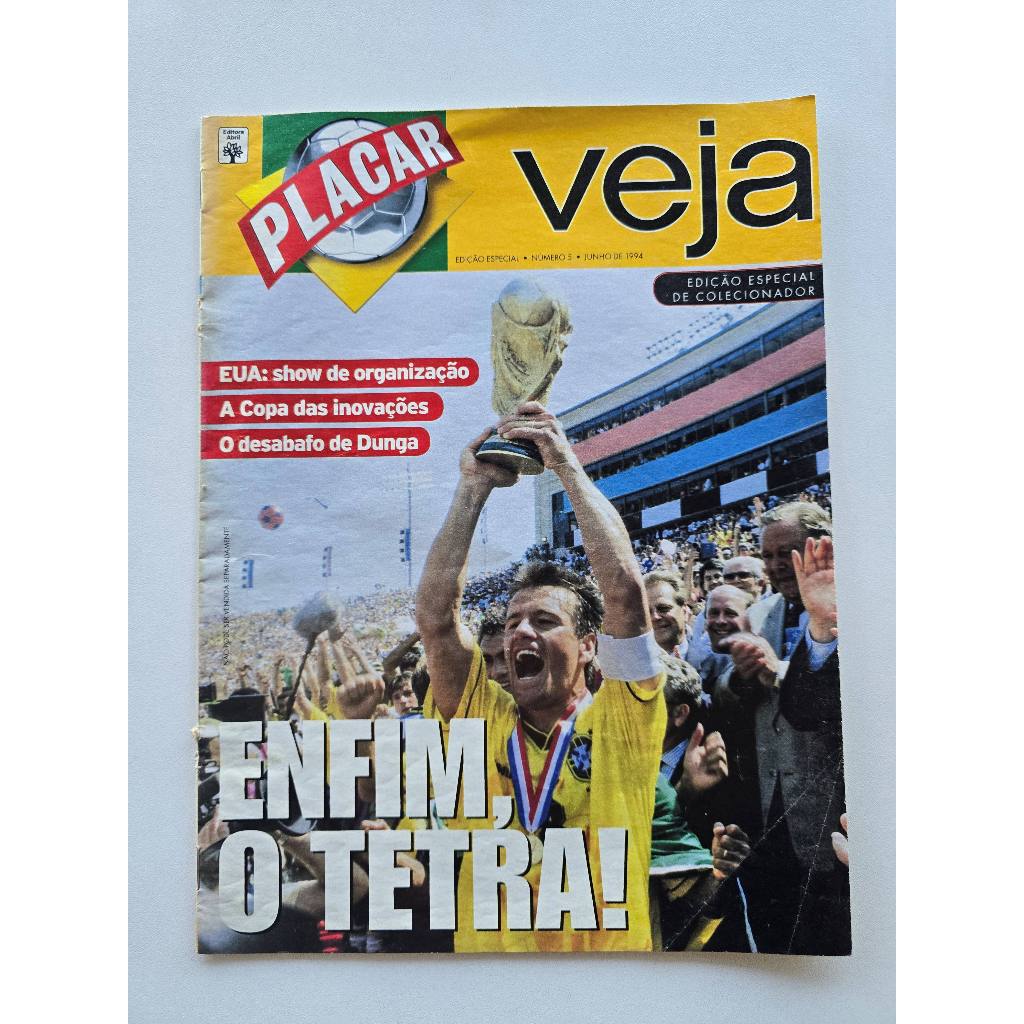 Revista Placar / Veja - Especial - Brasil Tetra Campeão 1994