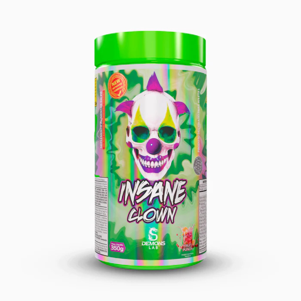 Suplemento Em Pó Insane Clown 350g Sabor Fruit Punch