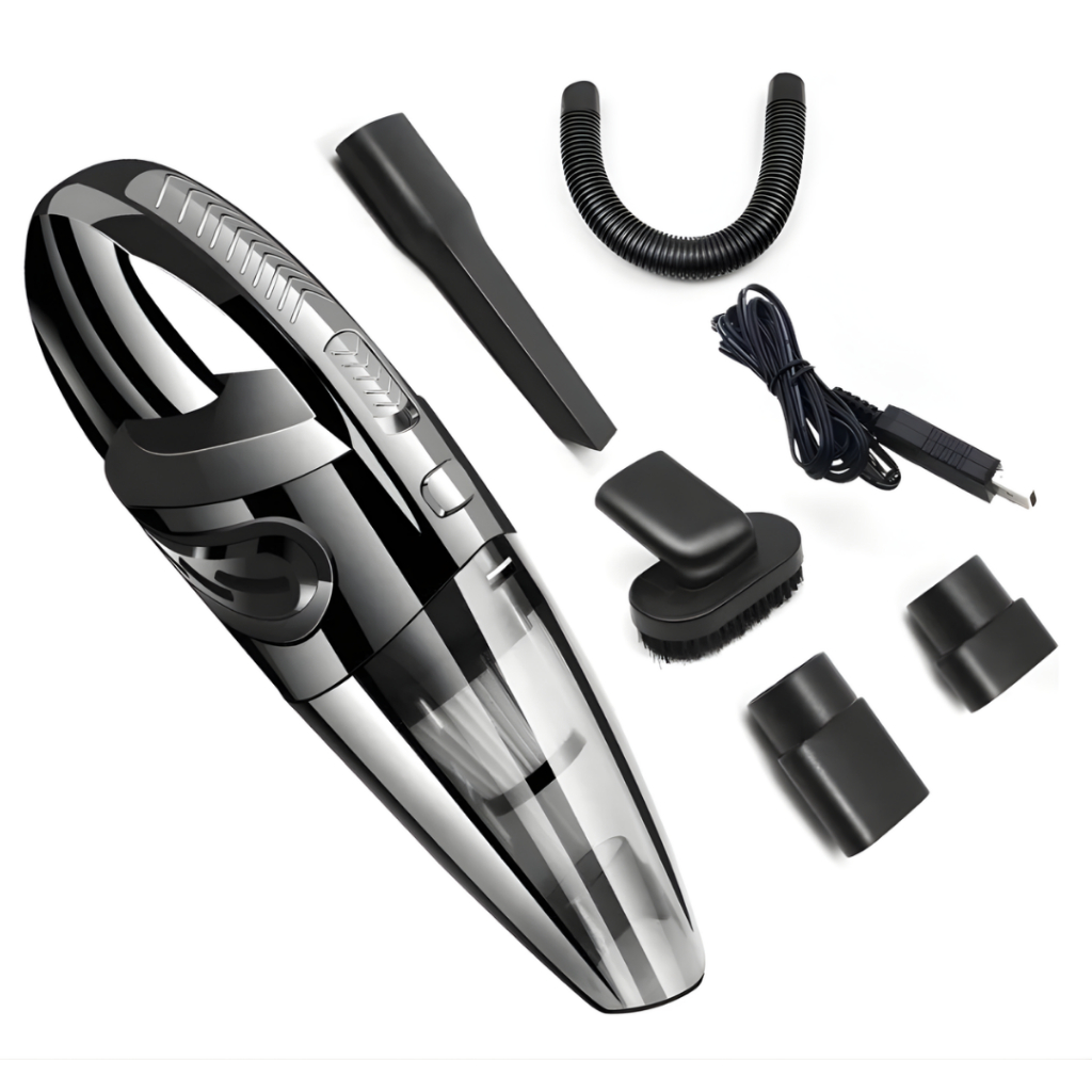 Aspirador de Pó portátil Turbo 120w Sem Fio 7 em 1 Recarregável Multifuncional para carros, casa e tapete