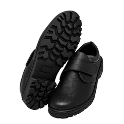 Sapato de Segurança Antiderrapante Preto com Velcro | Confortável e Resistente