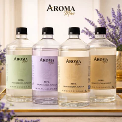 Refil Premium 1L Para Varetas E Difusor Elétrico Umidificador Aroma Max Econômico Alta Fixação