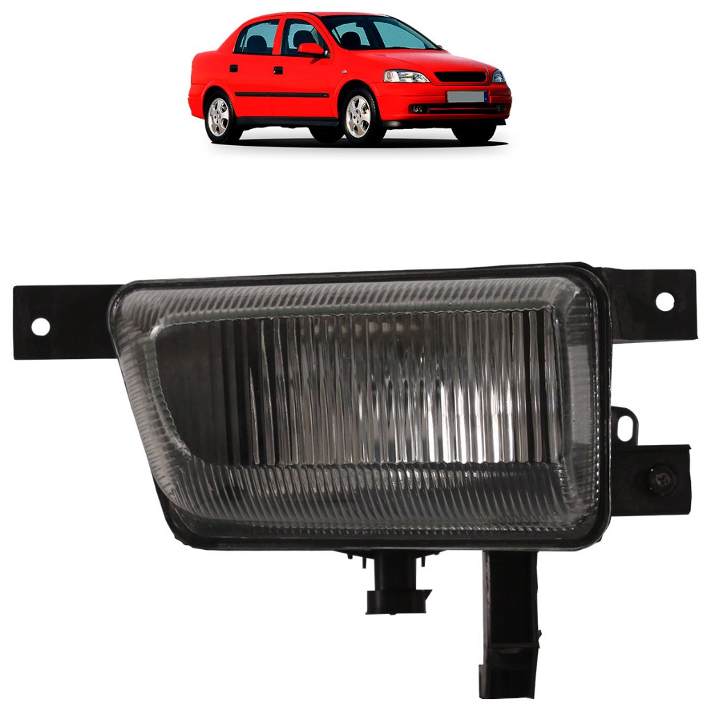 Farol Milha Auxiliar Astra Hatch 1998 1999 2000 2001 2002 Lente Estriada Vidro