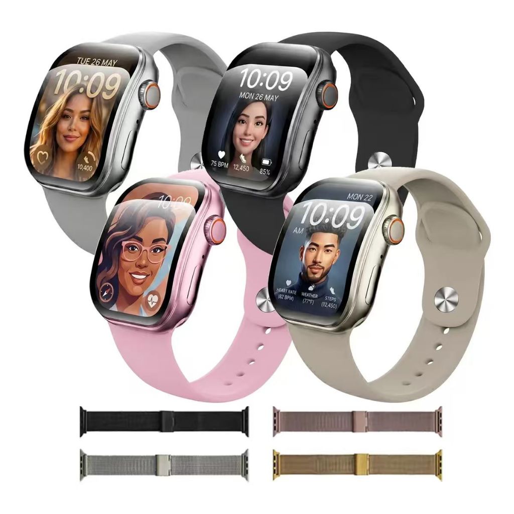 2026 Smartwatch BW10 Mini 38MM Relógio Inteligente 3D Tela Curva NFC GPS ChatGPT Bluetooth CALL Esportivos Smartwatch