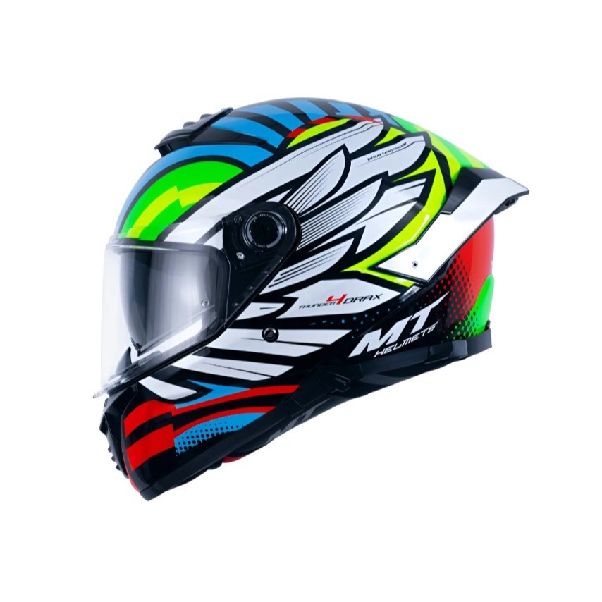 CAPACETE FECHADO PARA MOTO THUNDER 4 DRAX B7 - AZUL MT
