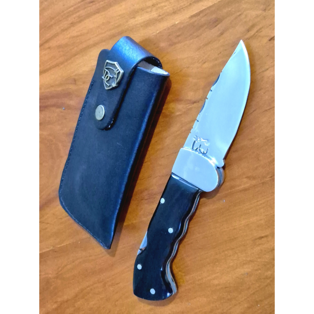 Canivete Artesanal Inox 4 Pol 4mm Chifre Búfalo Doma Crioula