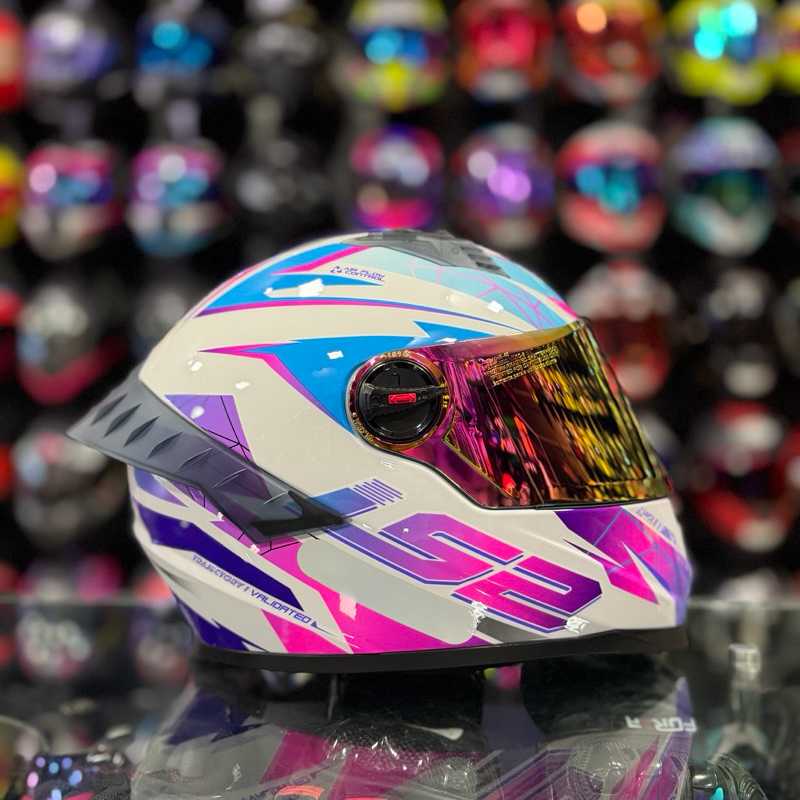 CAPACETE LS2 FF358 PRO AIRLINE ROSA