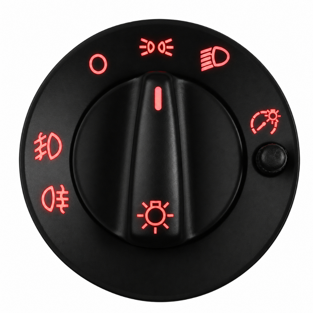 Botão Interruptor Farol Milha Vw G3 G4 Com Dimmer Reostato