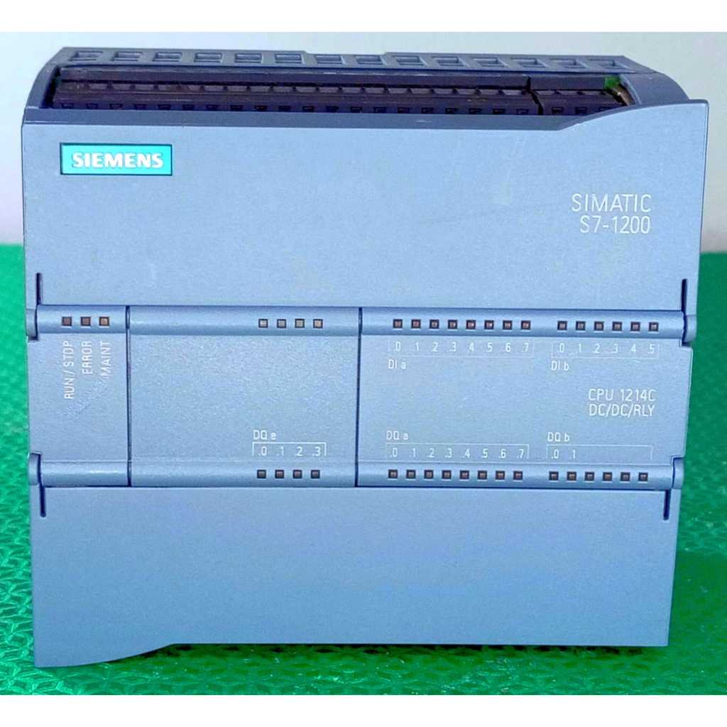 CLP Siemens SIMATIC S7-1200 CPU 1214C DC/DC/RLY 6ES7214-1HG40-0XB0 24V - PLC Semi - novo!