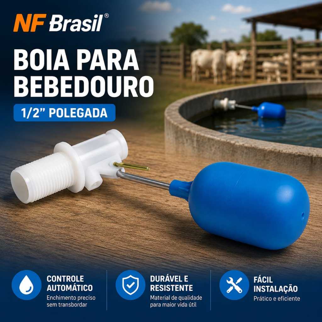 Boia Para Bebedouro Meia Polegada 2 Kgf/cm²